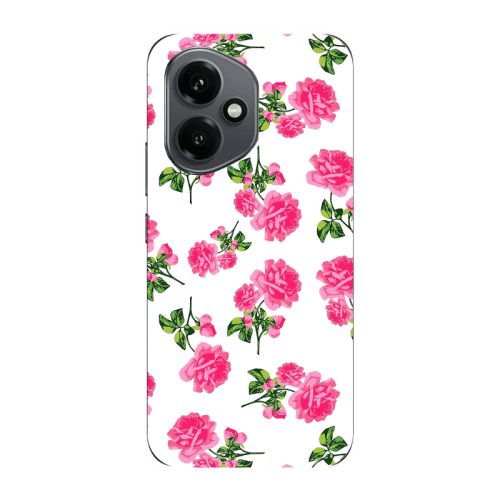 Honor Magic 400 Roses White Transparent Silicone TPU Θήκη